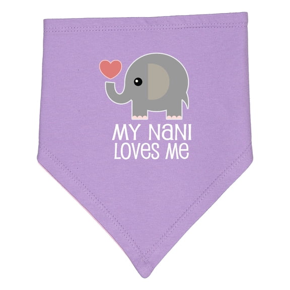 Inktastic My Nani Loves Me Grandchild Baby Bandana Bib