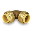 UPE9012 90 degree elbow pipe fittings, Push to Connect Pex Copper CPVC