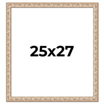 25x27 Frame White Real Wood Picture Frame Width 1.5 inches | Interior Frame Depth 0.5 inches |