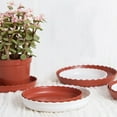 thumbnail image 3 of 6Pcs  Plant Pots Flowerpots Plate Board Tray Saucer Planter Reusable Fleshiness Base Home Garden Durable Plastic, 3 of 14