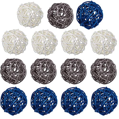15pcs Handmade Wicker Rattan Balls,Garden,Wedding,Party Decorative Craft DIY 15pcs Handmade Wicker Rattan Balls,Garden,Wedding,Party Decorative Craft DIY