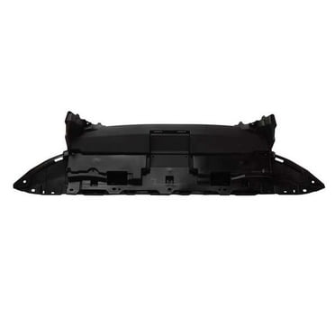 Front Radiator Grille Support Splash Shield Panel Cover For 2011-2012 Honda Accord - Black Plastic
