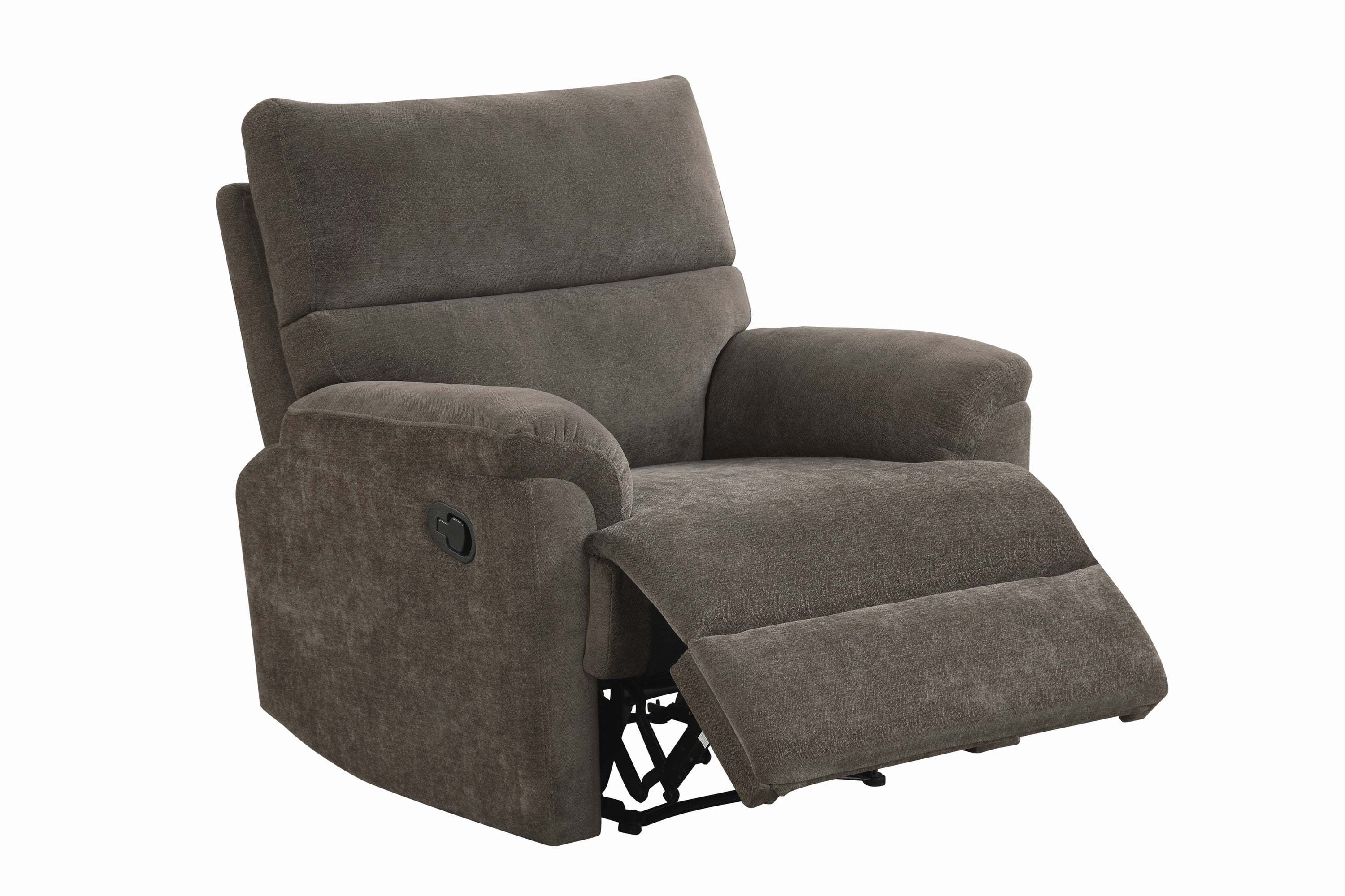 Mainstays Manual Recliner Espresso Woven Fabric