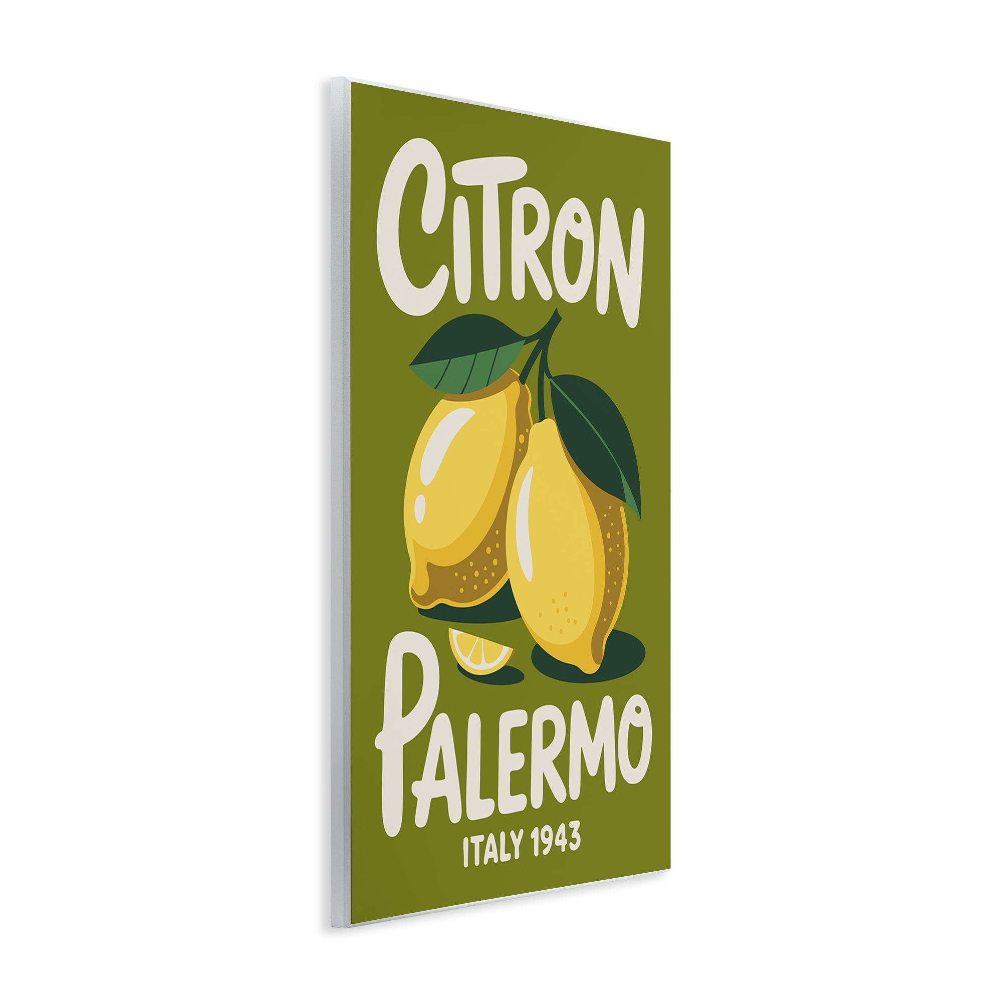Stupell Industries Citron Palermo Lemons Wall Plaque Art, design by Andreas Magnusson