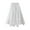 White, variant on Women's Basic Versatile Skirt Fashion Women Long Tulle Tutu Skirt 3D Flower Embroidery Solid Color High Waist Mesh Beading Midi Swing Skirt