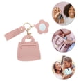 thumbnail image 4 of Unique Bargains 1 Pc Handbag Charms Keychains Flower Mirror Bag Accessories Pink, 4 of 6