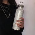 thumbnail image 4 of POINTERTECK Insulated Rhinestone Vacuum Cup Stainless Steel Flask Bottle Drinking Kettle, 4 of 10