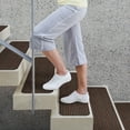 thumbnail image 5 of Set of 12 Skid-Resistant Double-Ribbed Carpet Stair Treads – Bittersweet Brown – 8 In. X 30 In. – Several other Sizes to Choose From, 5 of 7