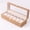 B, variant on 6 Slots Wood Watch Display Box Case Glass Top Locking Storage Organizer