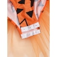 thumbnail image 6 of iiniim Kids Girls One Shoulder Dance Dress for Carnival Birthday Party Orange 16, 6 of 7