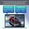thumbnail image 5 of Portable External Bluray Drive with Bag USB 3.0 Type-C BD DVD CD-RW Burner Writer Reader ,Wide Compatibility, 5 of 5