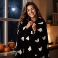 thumbnail image 7 of Under 1 dollar Halloween Savings Ghost Print Halloween Flannel Throw Blanket Soft Lap Cover for Sofa Bed office Camping Naps Multi-Purpose Holiday Decor Blanket Halloween Decorations indoor Outdoor, 7 of 7