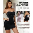 thumbnail image 4 of USEASY Strapless Shapewear Slips for Women Tummy Control Slimming Seamless Body Shaper Full Slip for Under Dress, 4 of 6