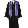 thumbnail image 4 of LLQkigsxse Graduation Season Ribbon Etiquette Shoulder Strap Double Layer Solid Color Honorary Silk Shawl, 4 of 5
