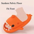 thumbnail image 5 of Cartoon Shark Flip Flops, Non-Slip Thick-Soled Beach Flip Flops, Quick-Drying Funny Pool Sandals, 5 of 5