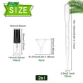 thumbnail image 2 of 1box Perfume Dispensing Kits including 40pcs Glass Sample Perfume Spray Bottles with 10pcs 2ml Disposable Plastic Dropper & 4pcs Funnel Hopper Black & Clear Bottle: 1.4x5cm Capacity: 2ml(0.07fl. oz), 2 of 7