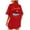 ZA Red, variant on LINGLANG T Shirts for Women Beach Oversized Graphic Tees Vintage Baggy Shirts Summer Vacation Going Out Tops