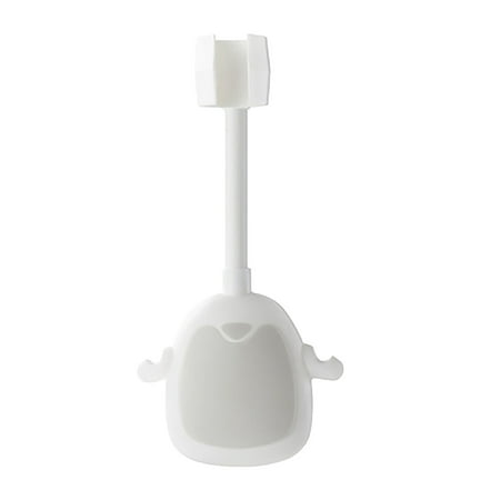 

360° Adjustable Rotatable Wall Mount Holder No-Punching Shower Rack with Hooks