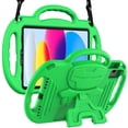 thumbnail image 1 of Funda LTROP Kids para iPad de 11.ª y 10.ª generación con correa, color verde, 1 of 9