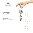 thumbnail image 4 of Woodstock Crystal Suncatchers, Crystal Fantasy Flower of Life, Crystal Wind Chimes For Inside, Office, Kitchen, Living Room Décor, 4.5"L, 4 of 7