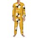 thumbnail image 3 of Balery Cute Bee Butterfly Yelllow Pijama para Hombre de Dos Piezas con Manga Larga, Conjunto de Dormir y Descanso Suave con Bolsillos-XX-Large, 3 of 7