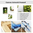 thumbnail image 5 of ZHONGYUTONG 3 Pieces Funny Kitchen Wall Art Picture Frame Whimsical Pickle Canvas Prints Food Posters Humorous Vegetable Fruit Painting Dining Room Decor (11.00" x 14.00" x 3PCS), 5 of 5