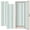 Color 1, variant on 2 Pcs School Locker Magnetic Wallpaper 12" x 36" seamless zebra skin hand drawn Reusable Removable Locker Accessories Back to School Supplies
