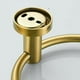 thumbnail image 5 of Toallero de pared Laklulu, redondo, dorado, para baño o cocina, accesorios para ducha y baño, 5 of 5