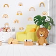 thumbnail image 4 of 1 juego de pegatinas de pared de arcoíris para decoración de dormitorio infantil, pegatinas de pared autoadhesivas para habitación de niños, 4 of 7