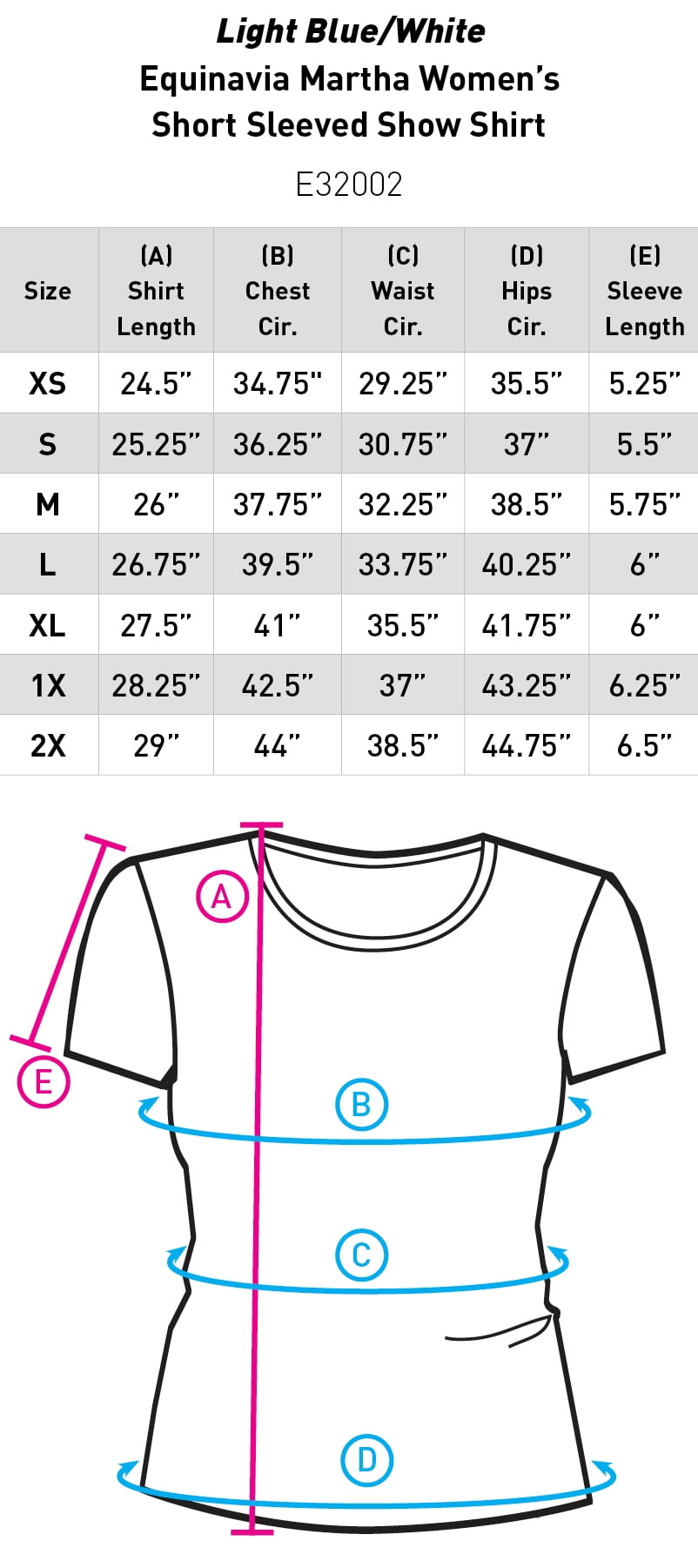 Equinavia Martha Womens Equestrian Short Sleeved Show Shirt