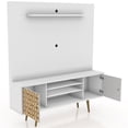 thumbnail image 4 of Manhattan Comfort Liberty 63" Unité Murale en Blanc et 3D Brun, 4 of 9