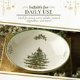 thumbnail image 5 of Spode Christmas Tree Collection Pasta Bowl - 9-Inch, Dishwasher, Microwave, and Freezer Safe, Made of Porcelain, Serveware, Christmas Tree Design, Green/Beige, 5 of 7