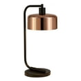 thumbnail image 6 of Evelyn&Zoe Cadmus 20-1/2 in. Blackened Bronze Table Lamp with Copper Shade, 6 of 12