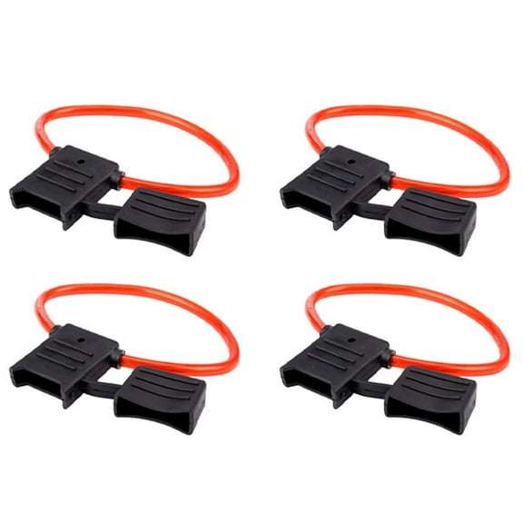 4X 8 AWG Gauge MAXI Blade Fuse Holder Inline Wire 12-24V Volt Waterproof   40A Fuse