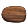 thumbnail image 5 of Handmade Walnut Wood Tray Irregular Shape Fruit Plate Snack Dish Tea Serving, 5 of 10
