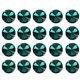 thumbnail image 1 of 20 piezas DIY garra diamantes vestido de novia moda Retro artesanía vidrio ropa decoraciones 19mm verde esmeralda redondo cristal punta diamante, 1 of 14