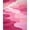 Pink, Pattern 1, variant on ODIKA 4'x6' Machine Washable Non-Slip Area Rug, Modern Petal Mosaic with Overlapping Rounded Shapes and Subtle Ombre Layers High Traffic Rug, Coral, 140978