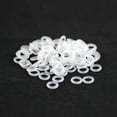 thumbnail image 3 of Luxe Modz O-Ring White Rubber Perfect for Tunnels Plugs and Tapers, Also for Any Piercing Retainer Eyebrow, Labret, Industrial, Cartilage Pack of 20, 3 of 8