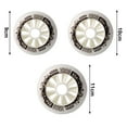 thumbnail image 5 of sunsanly 4 Pack Inline Skate Wheels 90/100/110mm Skate Replacement Wheels with Bearings Indoor Outdoor Roller Skate Wheels, 5 of 7
