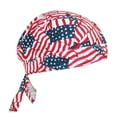 thumbnail image 3 of CTM  Cotton American Flag Do Rag Cap (Men), 3 of 4
