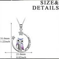 thumbnail image 3 of Birdeem Collier pour Femme en Europe et aux États-Unis Goutte d'Huile avec Diamants Étoile Hibou, 3 of 12