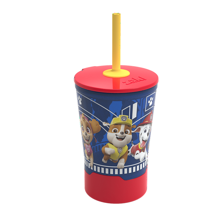 Paw Patrol Sippy Mug/Snack Cup 2 in 1 Blue Red Yellow Chase Marshall Rubel  Zuma