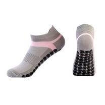SCSAlgin Non Slip Yoga Socks Pilates Socks with Grips for Women Men Soccer Grippy Socks Cotton Barre Hospital Socks