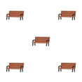 thumbnail image 1 of Transemion Hand Painted 1/64 Bench People Model Movie Props Miniature Layout Decor Beautifully Crafted Dioramas Micro Only Bench 5Set, 1 of 6