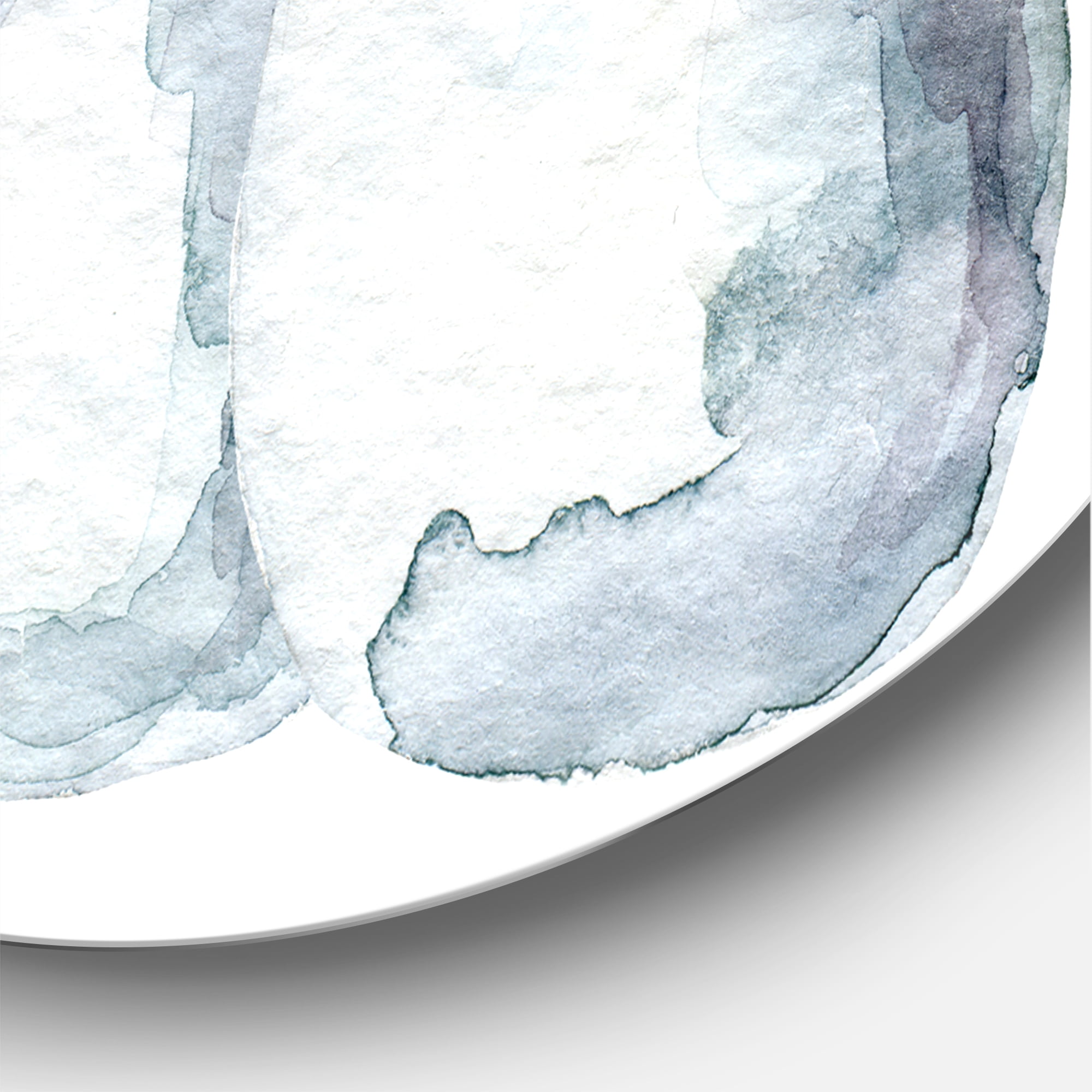 Designart 'Succulent and Cactus House Plants IV' Farmhouse Circle Metal Wall Art 11x11 - Disc of 11