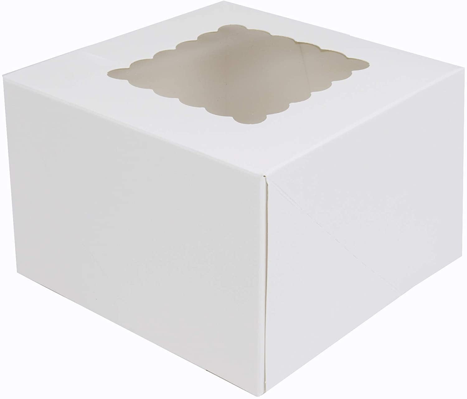 Boxes, 6 x 6 - white 16x16x6 inches White Cake Boxes (6-Pack)