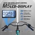 thumbnail image 5 of Electric Mountain Bike for Adults 26" Step-Thru/Over Commuting Ebike for Men Women with Peak Power 540w, 360Wh Built-in Battery, LCD Display, 7 Gears & Front Shock Absorber, 5 of 6
