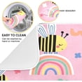 thumbnail image 2 of Dish Drying Mat Rainbow Fly Animal Absorbent Dry Mats for Dishes Draining Pad for Kitchen Countertop 16" x 18", 2 of 7