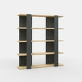 thumbnail image 5 of Ada Home Decor Beecroft 4 Tier Bookcase, Anthracite/Oak, 5 of 7