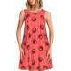 thumbnail image 1 of Balery Ladybugs On Red Polka Dot Vestidos de verano para mujer con estampado: vestido holgado sin mangas, vestido playero informal y cómodo para días calurosos., 1 of 7